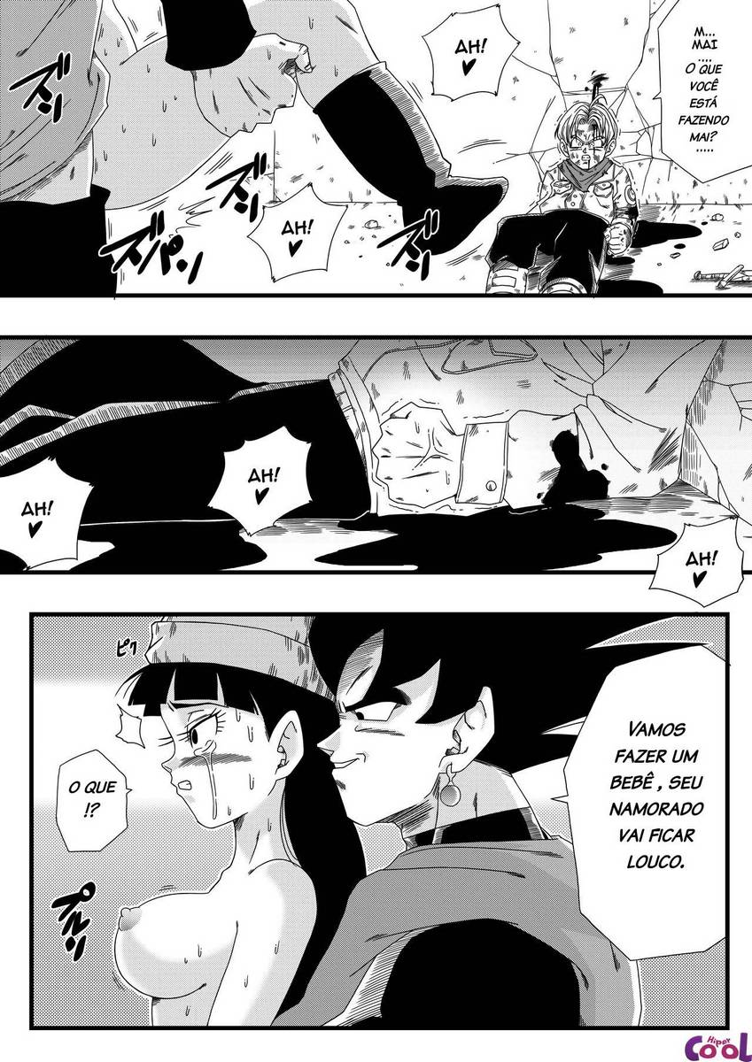 Goku Black socando a pica