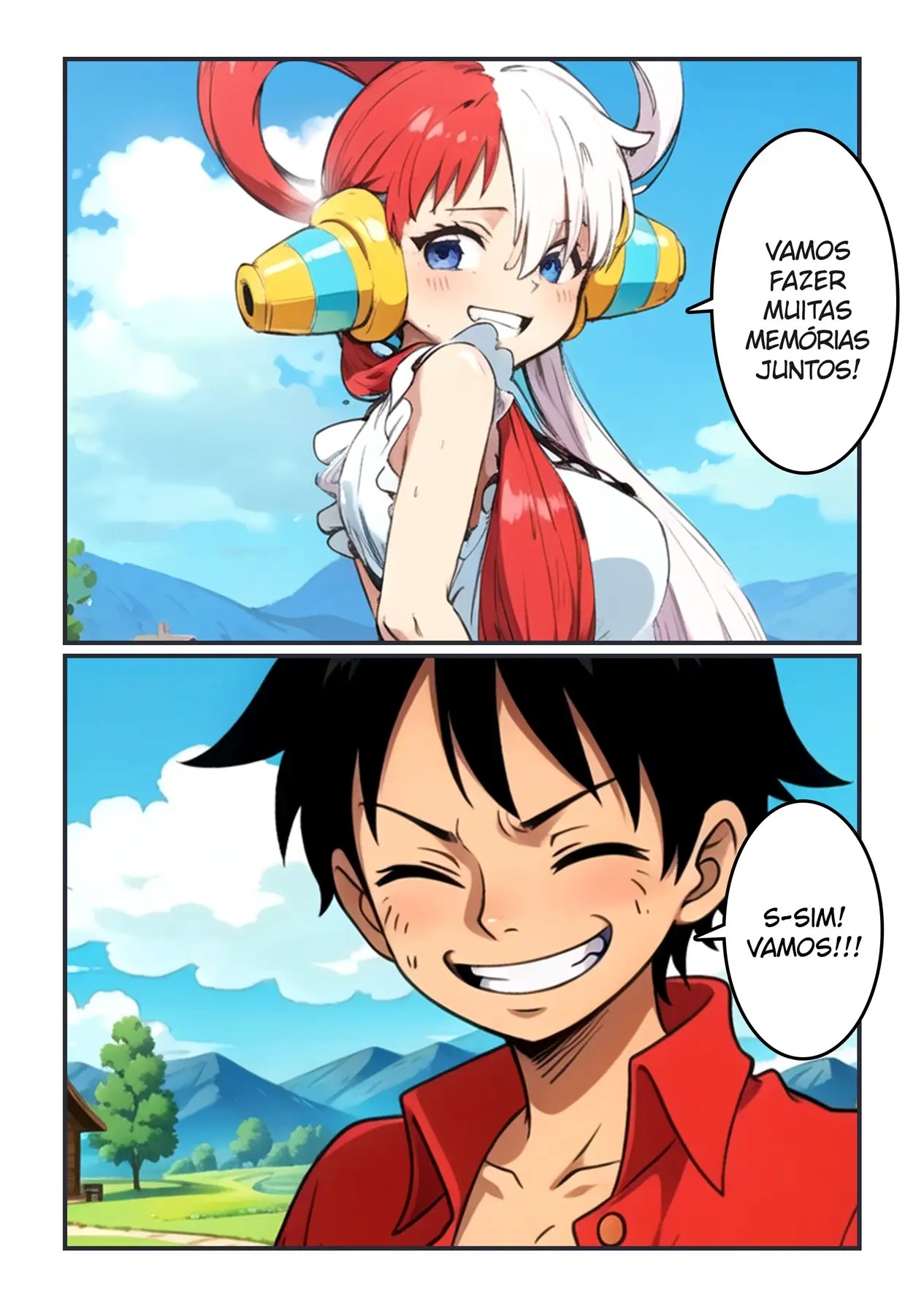 One Piece Hentai - Luffy pegando Uta