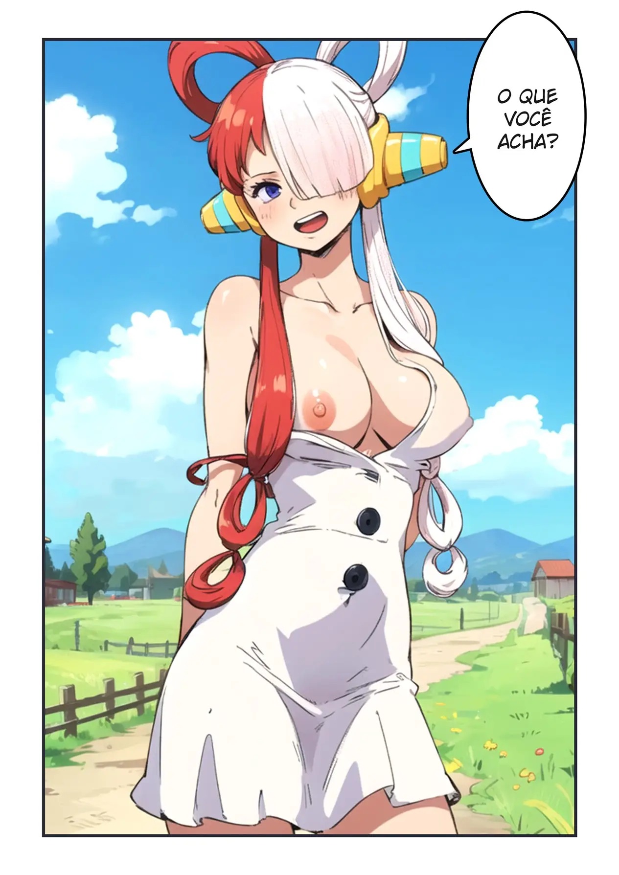 One Piece Hentai - Luffy pegando Uta