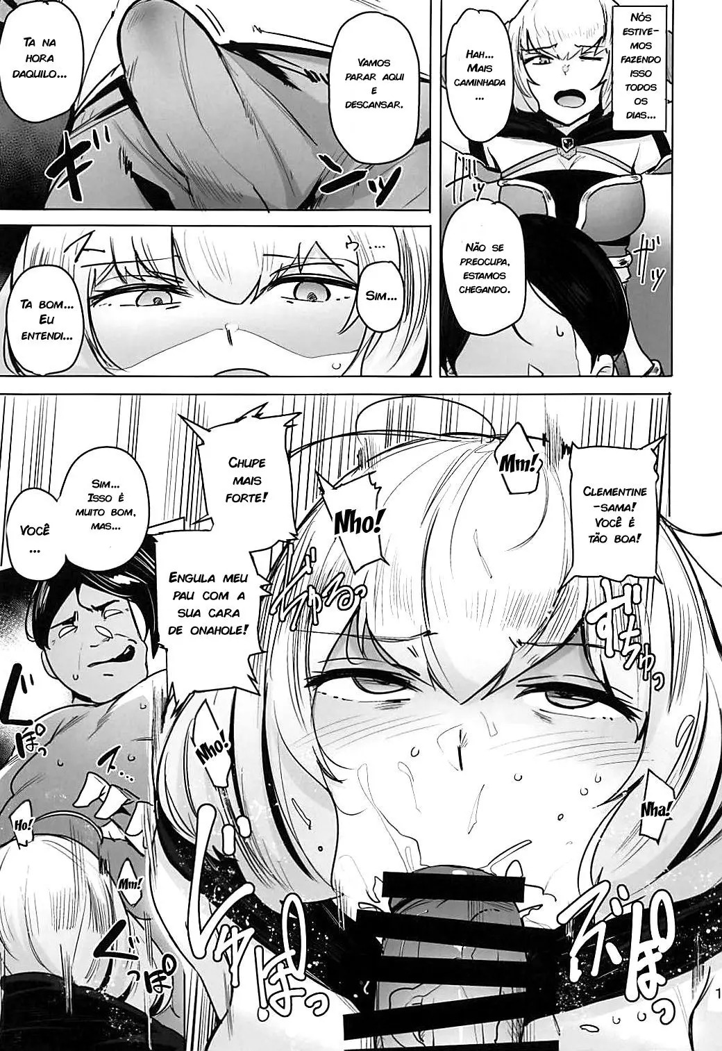 Overlord Hentai: Clementine ainda virgem