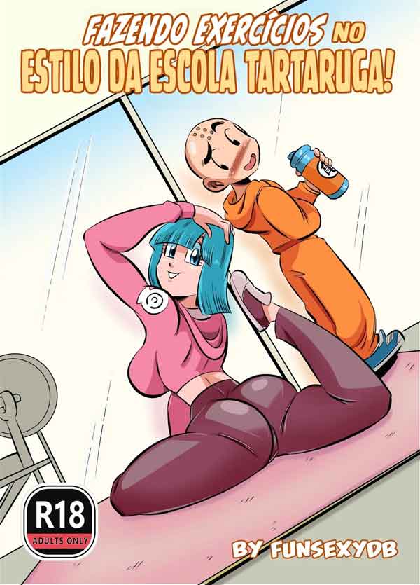 Bulma no treinamento tartaruga