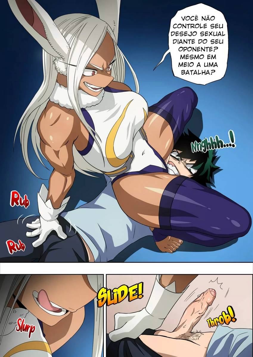 Boku no Hero Academia Hentai - Treino sexual de Mirko
