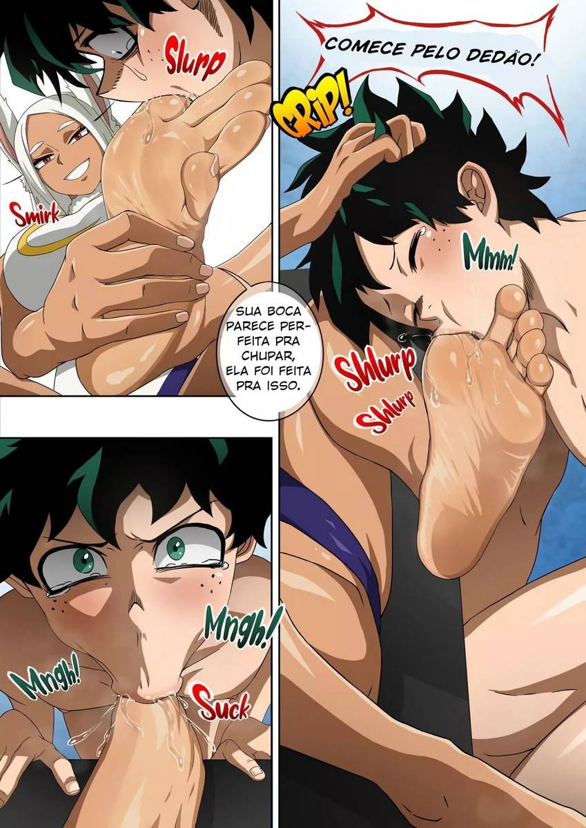 Boku no Hero Academia Hentai - Treino sexual de Mirko