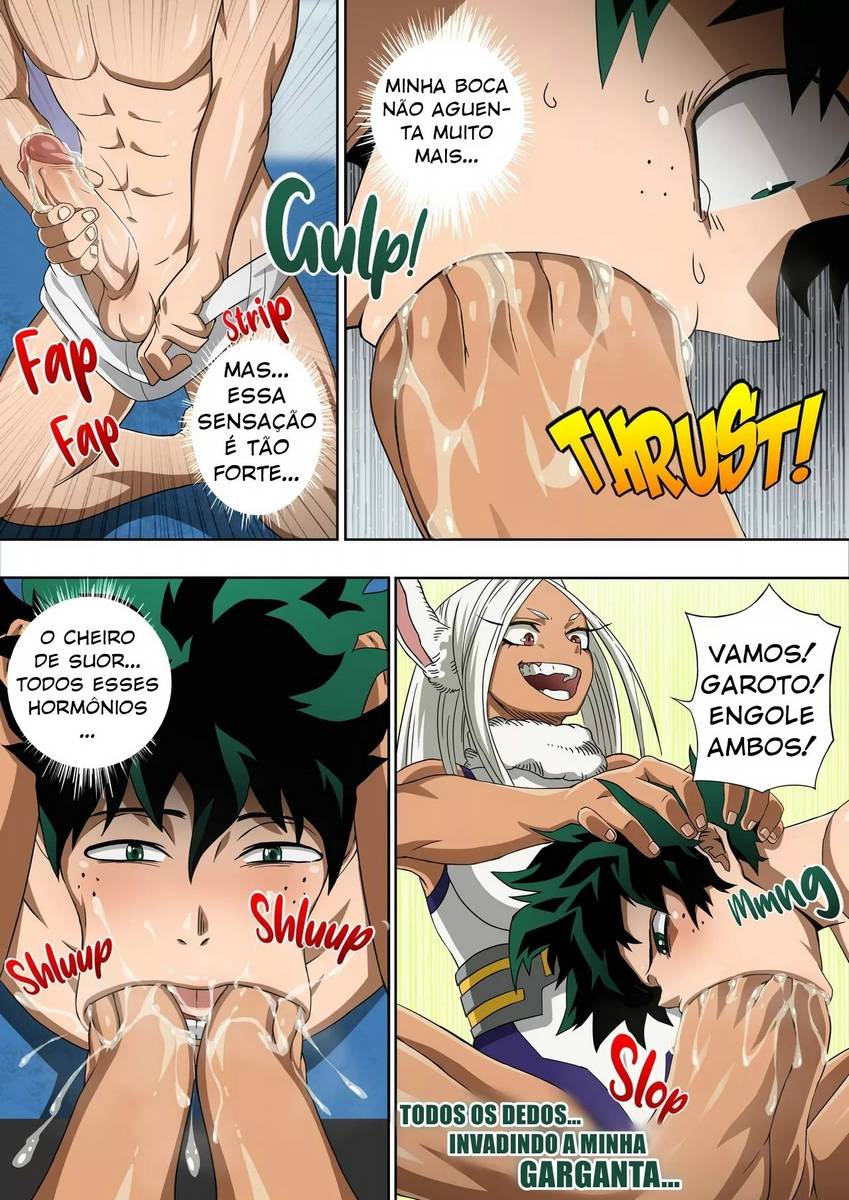 Boku no Hero Academia Hentai - Treino sexual de Mirko