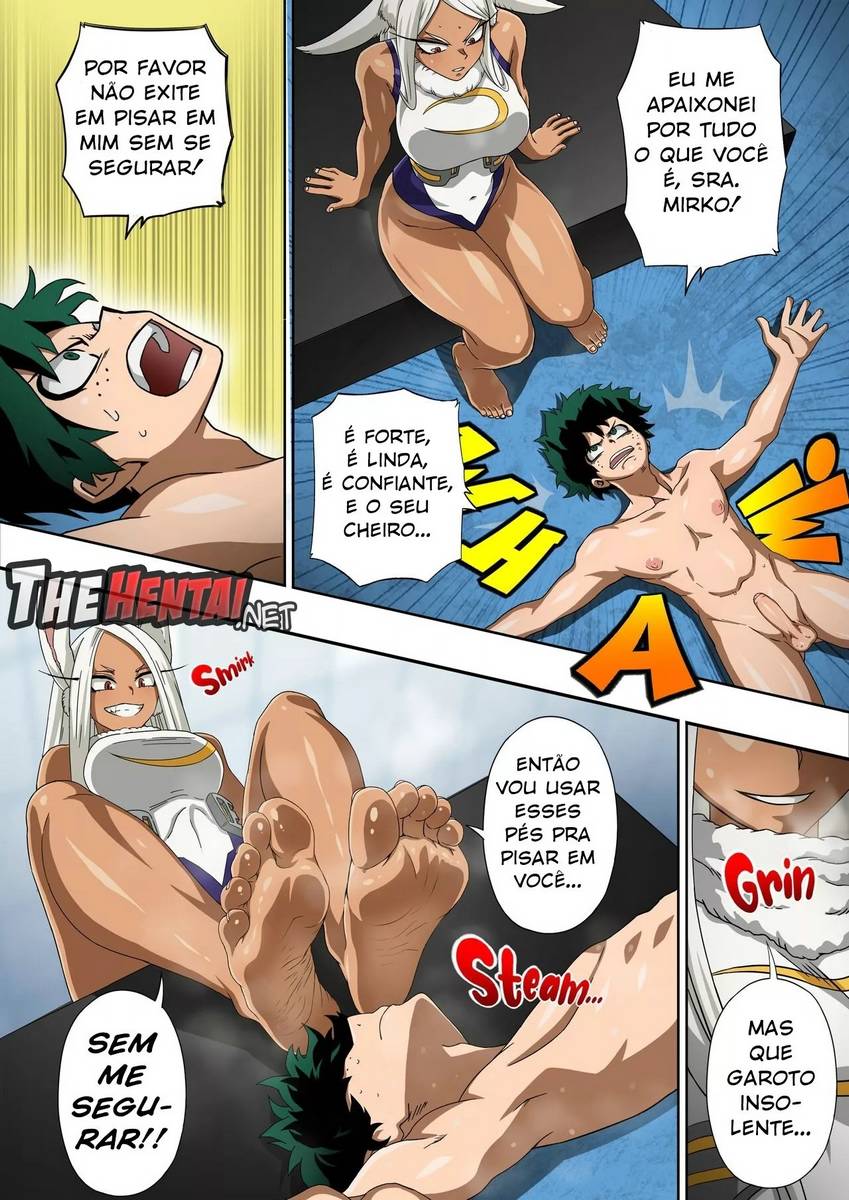 Boku no Hero Academia Hentai - Treino sexual de Mirko