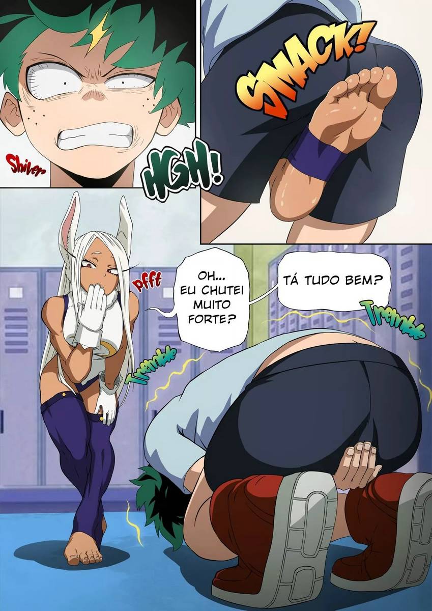 Boku no Hero Academia Hentai - Treino sexual de Mirko