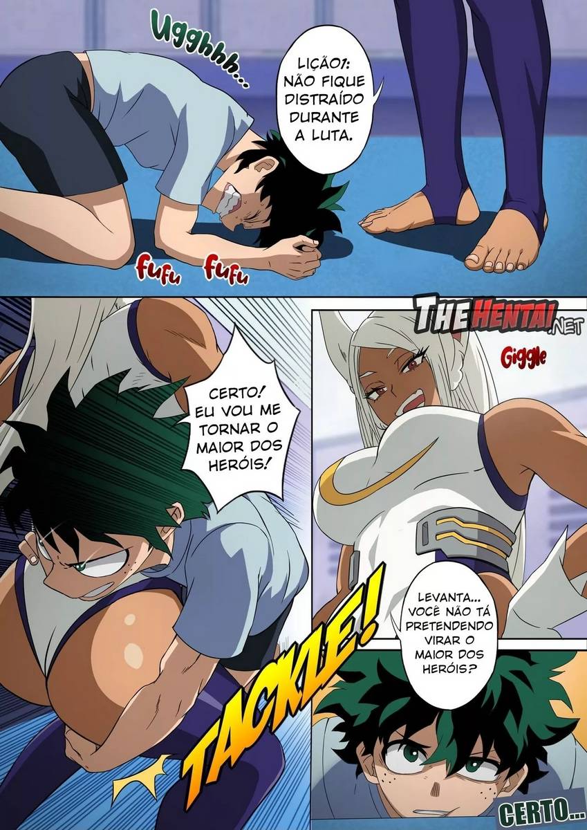 Boku no Hero Academia Hentai - Treino sexual de Mirko