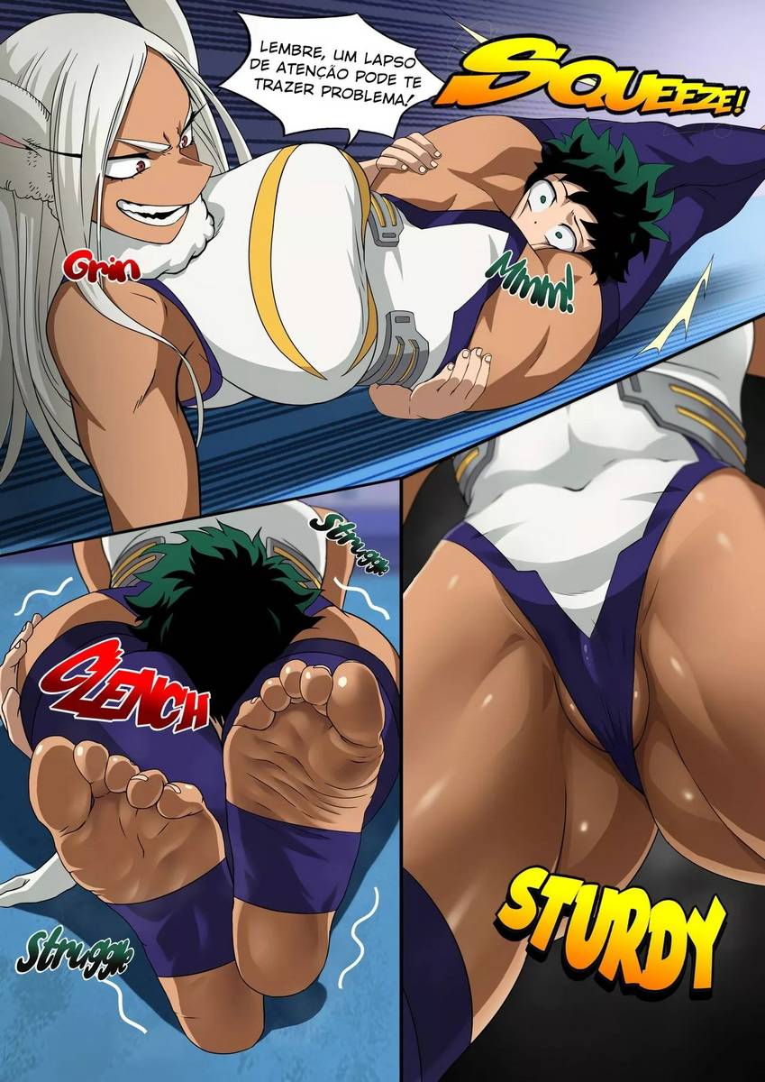 Boku no Hero Academia Hentai - Treino sexual de Mirko