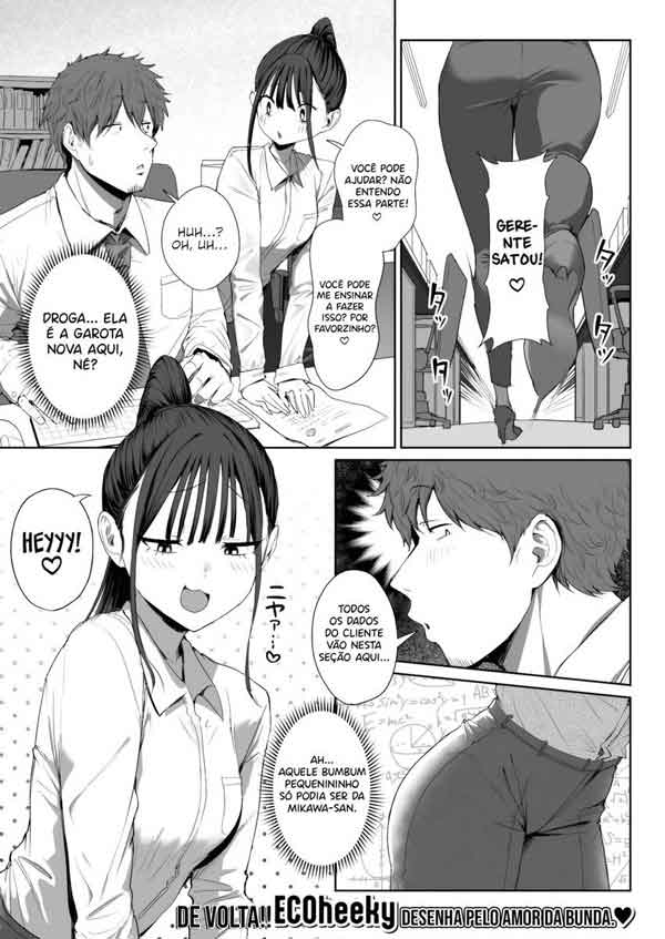 Chantageando Minha Chefe Cap.02 | Manga +18